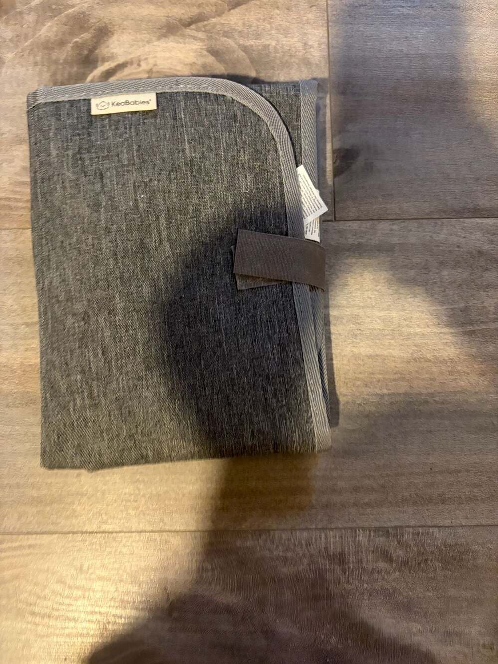 KeaBabies Portable Foldable Baby Diaper Changing Mat in Dark Gray